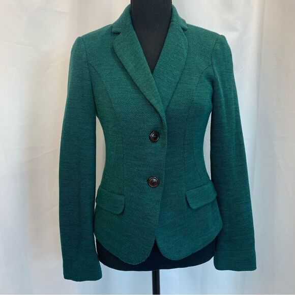 WEEKEND Max Mara green knit blazer Sz XS - Picture 13 of 13